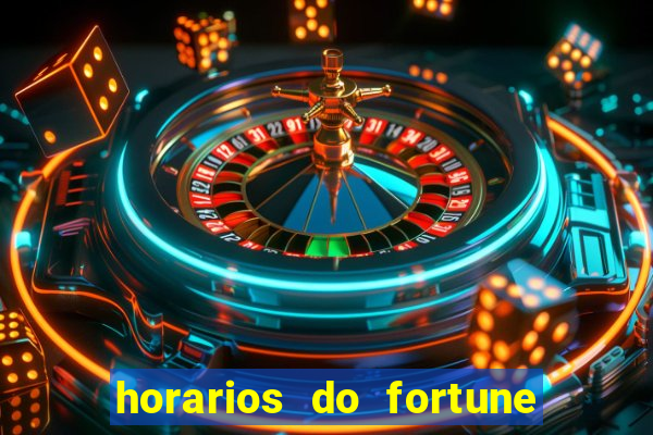 horarios do fortune tiger hoje