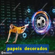 papeis decorados para imprimir