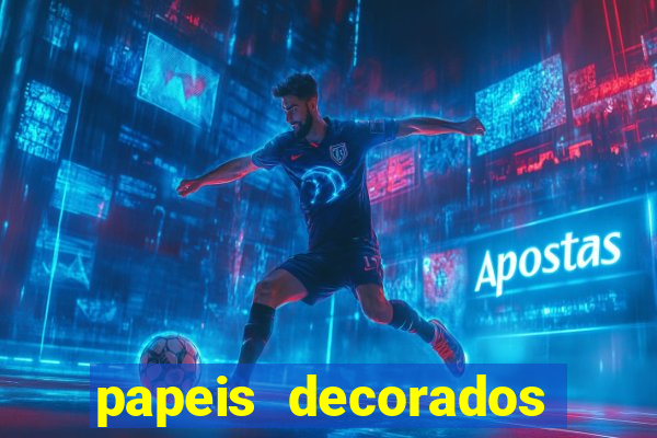 papeis decorados para imprimir