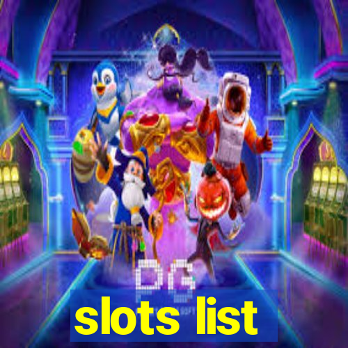 slots list