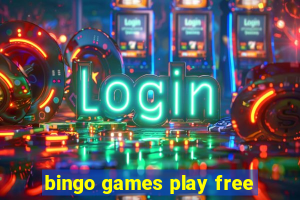 bingo games play free