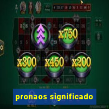 pronaos significado