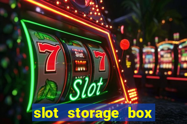 slot storage box for car