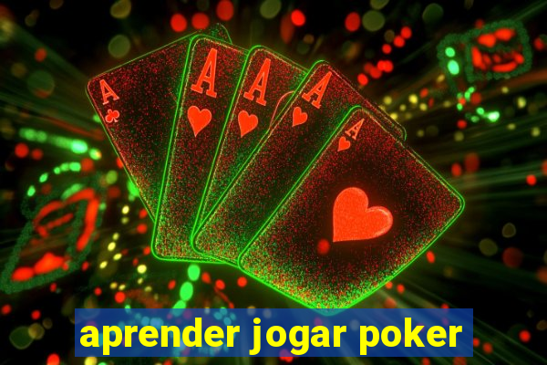 aprender jogar poker