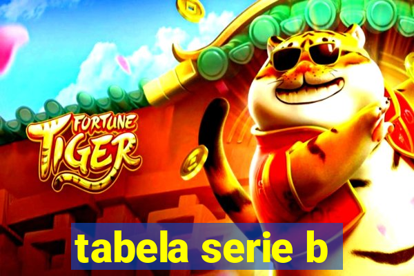 tabela serie b