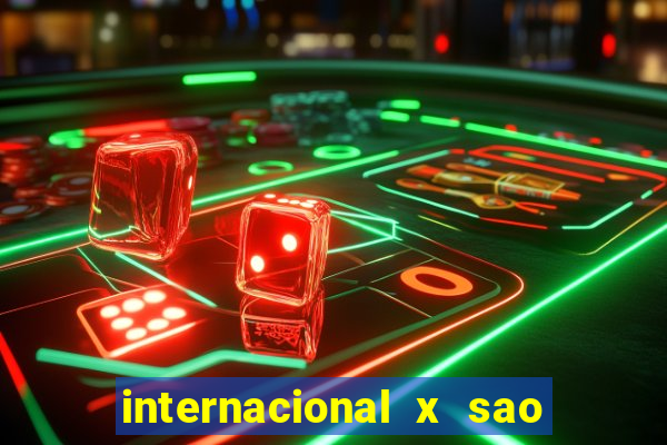 internacional x sao paulo palpites