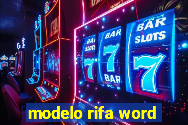 modelo rifa word