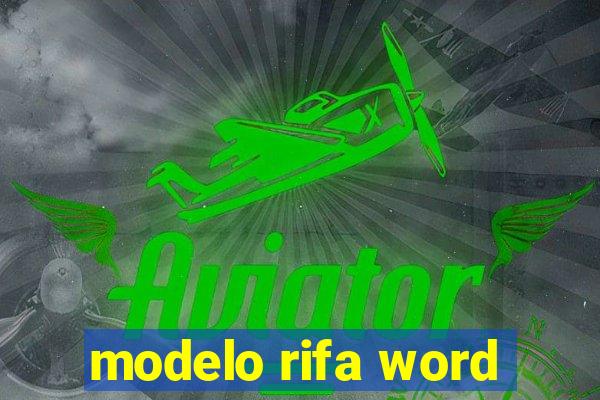 modelo rifa word