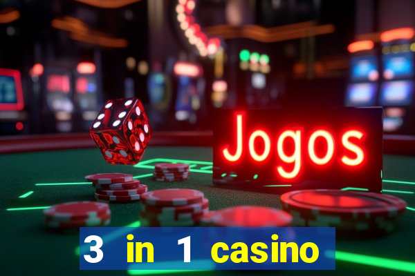 3 in 1 casino game set