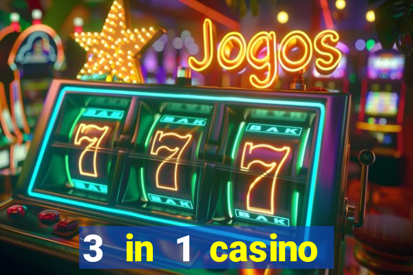 3 in 1 casino game set