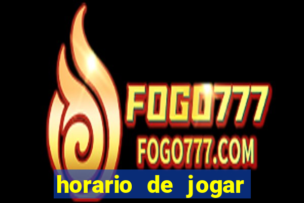 horario de jogar fortune rabbit