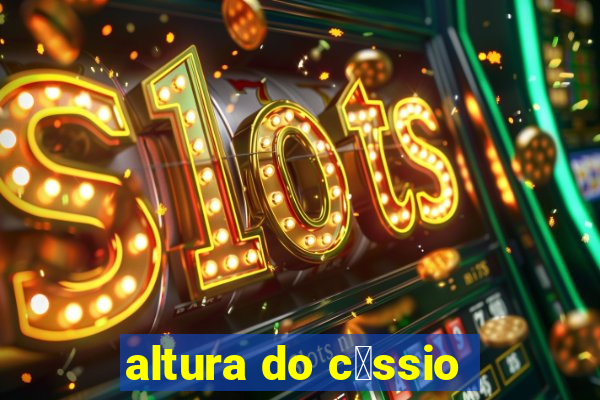 altura do c谩ssio