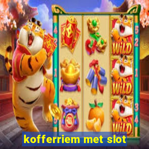 kofferriem met slot