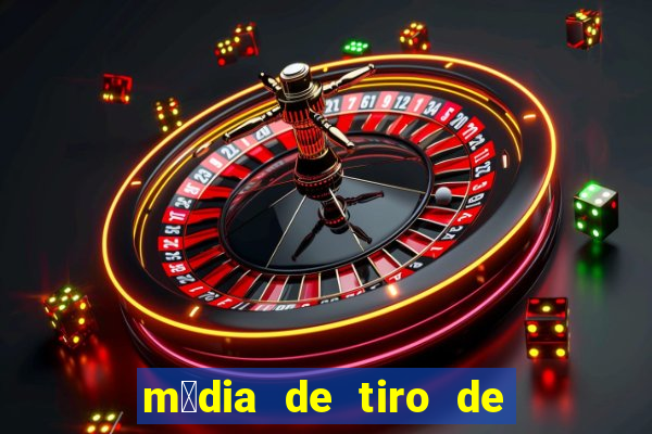 m茅dia de tiro de meta por jogo