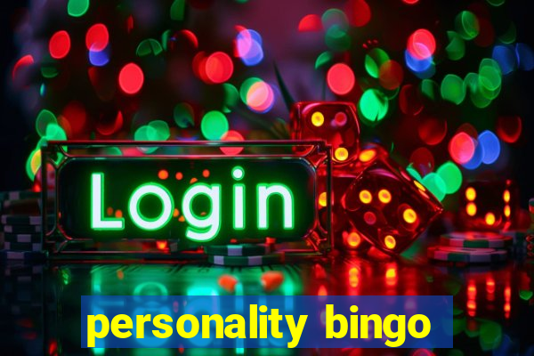 personality bingo