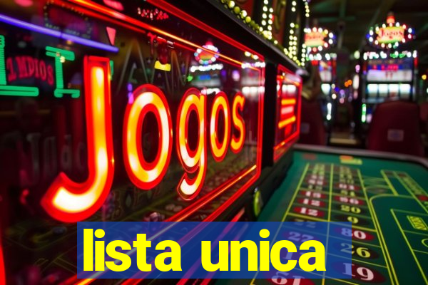 lista unica