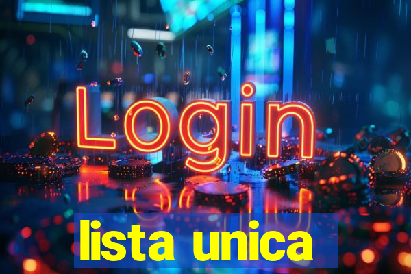 lista unica