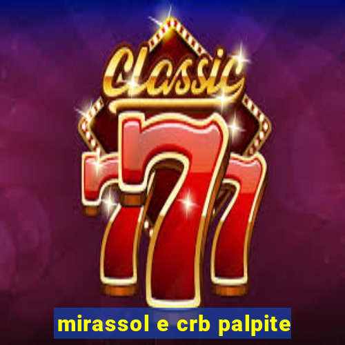 mirassol e crb palpite