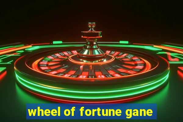 wheel of fortune gane