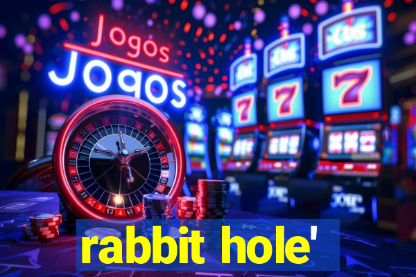 rabbit hole'