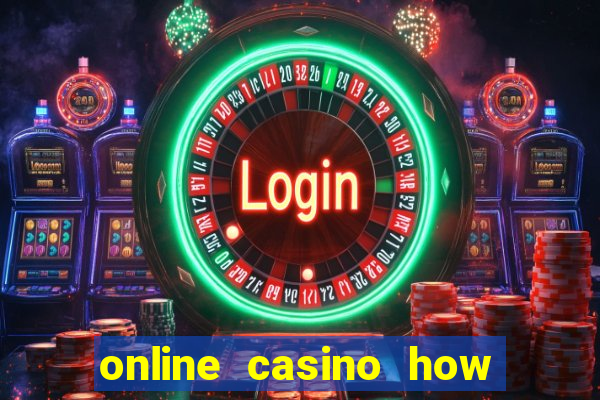 online casino how to win