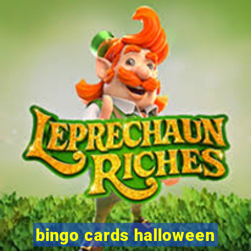 bingo cards halloween