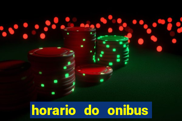 horario do onibus vila nova