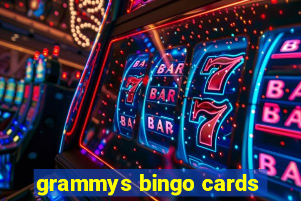 grammys bingo cards