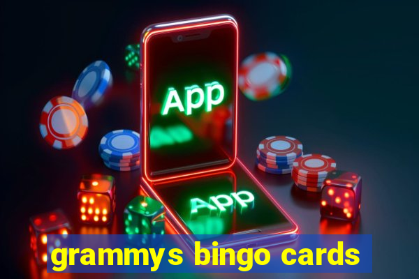 grammys bingo cards