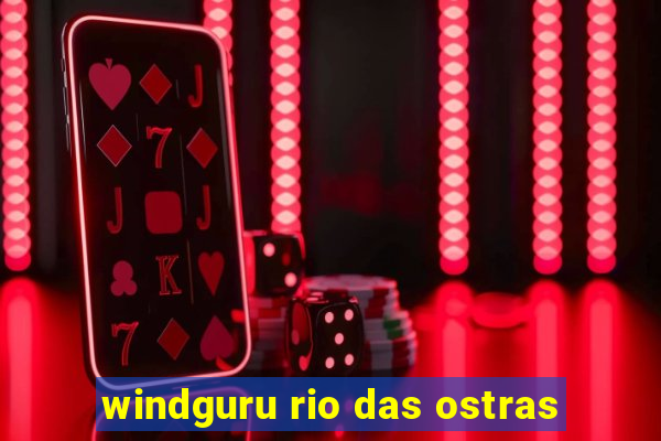 windguru rio das ostras