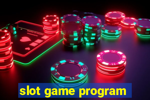 slot game program