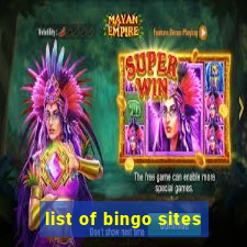 list of bingo sites