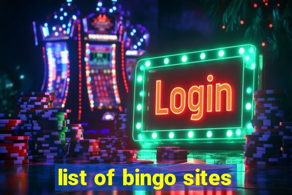 list of bingo sites