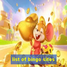 list of bingo sites