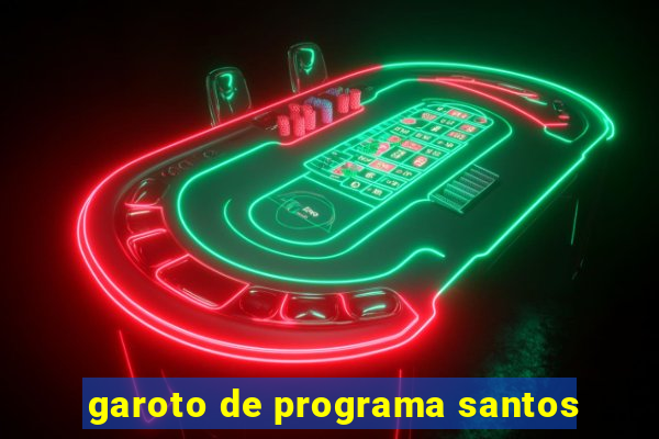 garoto de programa santos