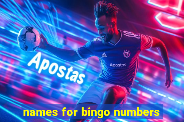 names for bingo numbers