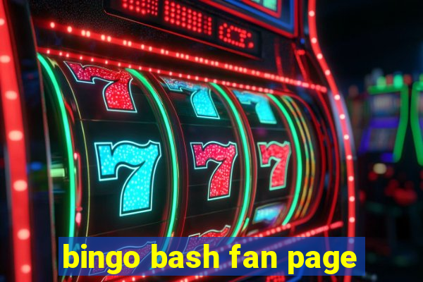 bingo bash fan page