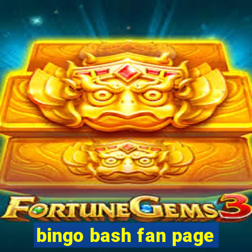 bingo bash fan page