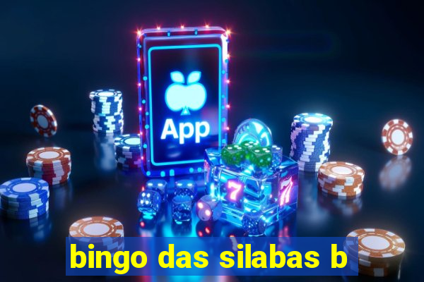 bingo das silabas b