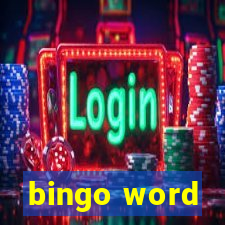 bingo word