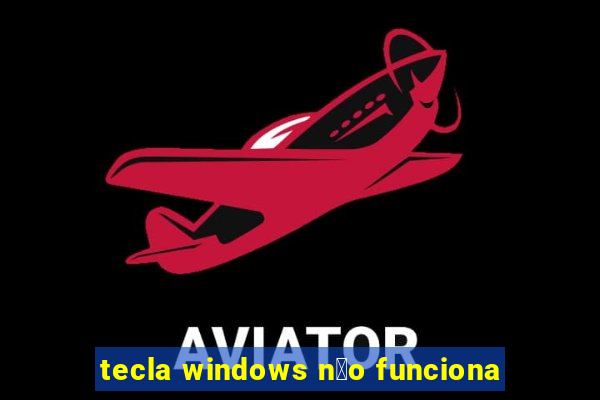 tecla windows n茫o funciona