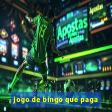 jogo de bingo que paga