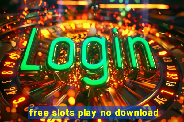 free slots play no download