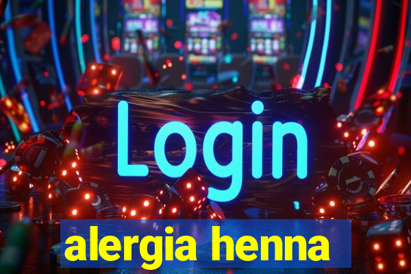 alergia henna