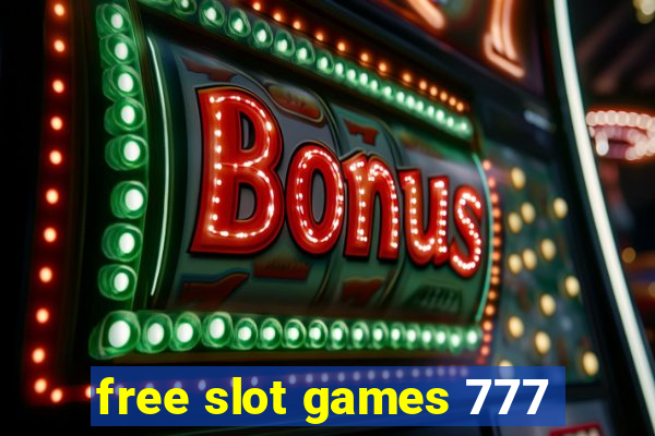 free slot games 777