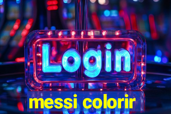 messi colorir