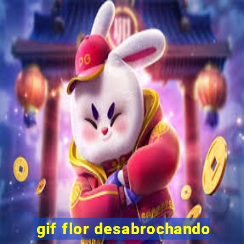 gif flor desabrochando