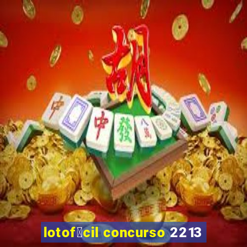 lotof谩cil concurso 2213