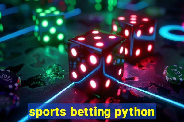 sports betting python