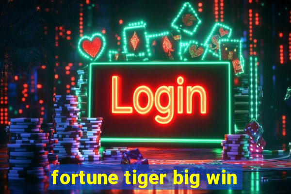 fortune tiger big win